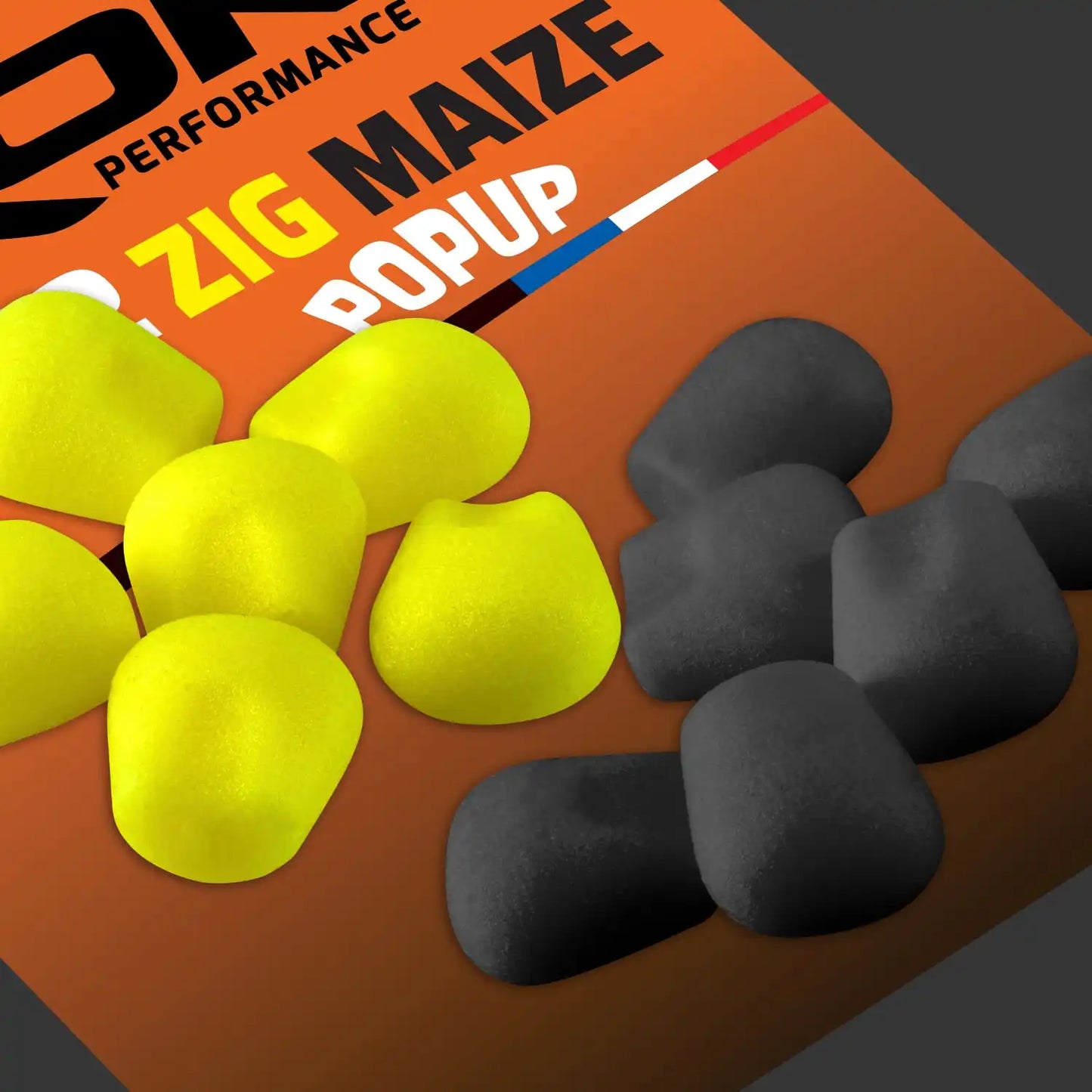 Zig Maize Yellow Black – Maïs Artificiel Ultra Flottant pour Pêche Zig Rig – ROK FISHING