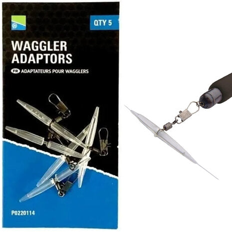 Waggler Adaptors Preston Innovations – Adaptateurs pour Flotteurs Waggler – Pêche au Coup PréciseLER ADAPTORS