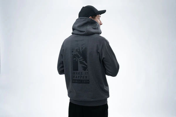 Sweat Make It Happen Since 1978 Hoodie Grey Marl