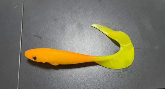 Leurre Souple Delalande Zand Curly 16 cm – Virgule Ultra Vibrante pour Carnassiers