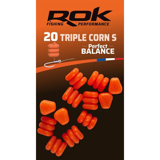 TRIPLE CORN Perfect Balance ROK FISHING – Appât Artificiel Équilibré pour la Carpe