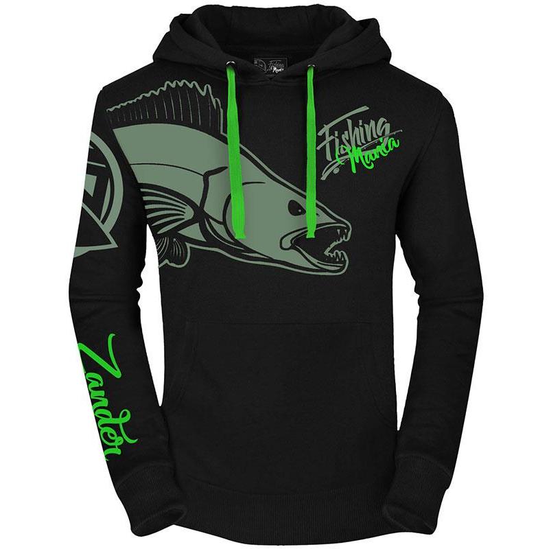 Sweat Hoodie Fishing Mania Zander – Sweat pêche & lifestyle pour passionnés