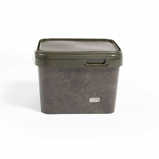 Spot On Rectangular Bucket Camo NASH – Seau Rectangulaire Carpe Robuste & Pratique