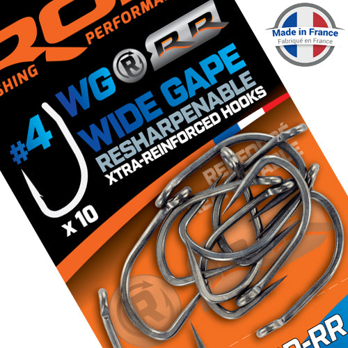 Hameçon ROK Fishing Wide Gape Reinforced – Robustesse & Piqûre Maximale