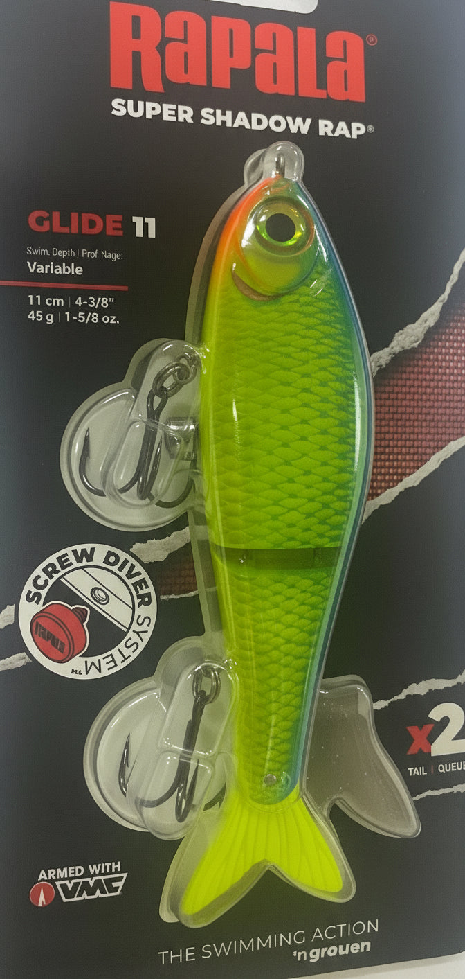 SUPER SHADOW RAP GLIDE 11CM GDPRT*coloris exclu territoires nature