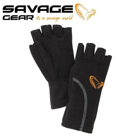 Gants Wind Pro Half Finger Savage Gear – Chaleur & Précision pour la Pêche