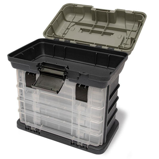 Trophy Tackle Box Station – ZEBCO | Boîte de Rangement Polyvalente pour Matériel de Pêche