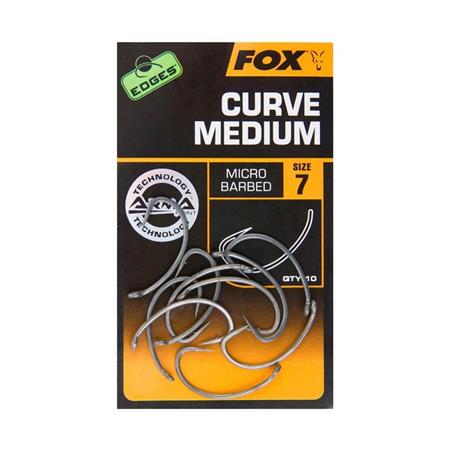 Edges Armapoint Curve Shank FOX – Hameçon Carpe Ultra Piquant & Fiable