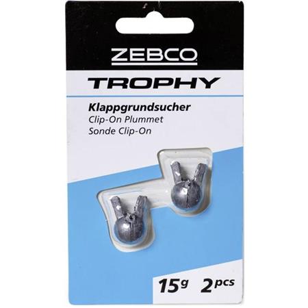 Zebco Trophy Clip-On Plummet 10 g – Sonde à Clipser Précise (2 pièces)