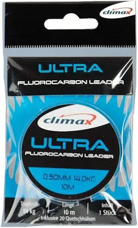 Fluorocarbone Climax Ultra Fluoro SB 10 m – 10 kg | 0,40 mm – Discrétion & Résistance