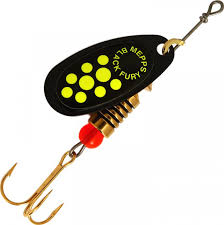 Mepps Black Fury – Cuiller Légendaire Ultra-Efficace pour Truite, Perche et Carnassier