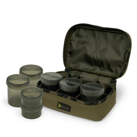 Trousse RVS 8-Pot Hookbait Pouch